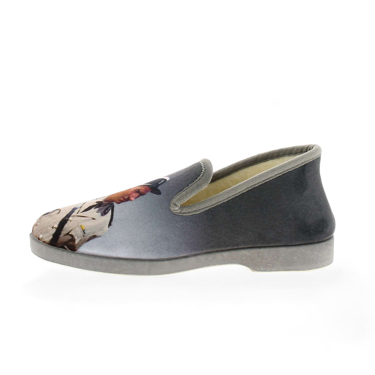 Chaussons Homme LA MAISON DE L'ESPADRILLE GENDARMES Gris