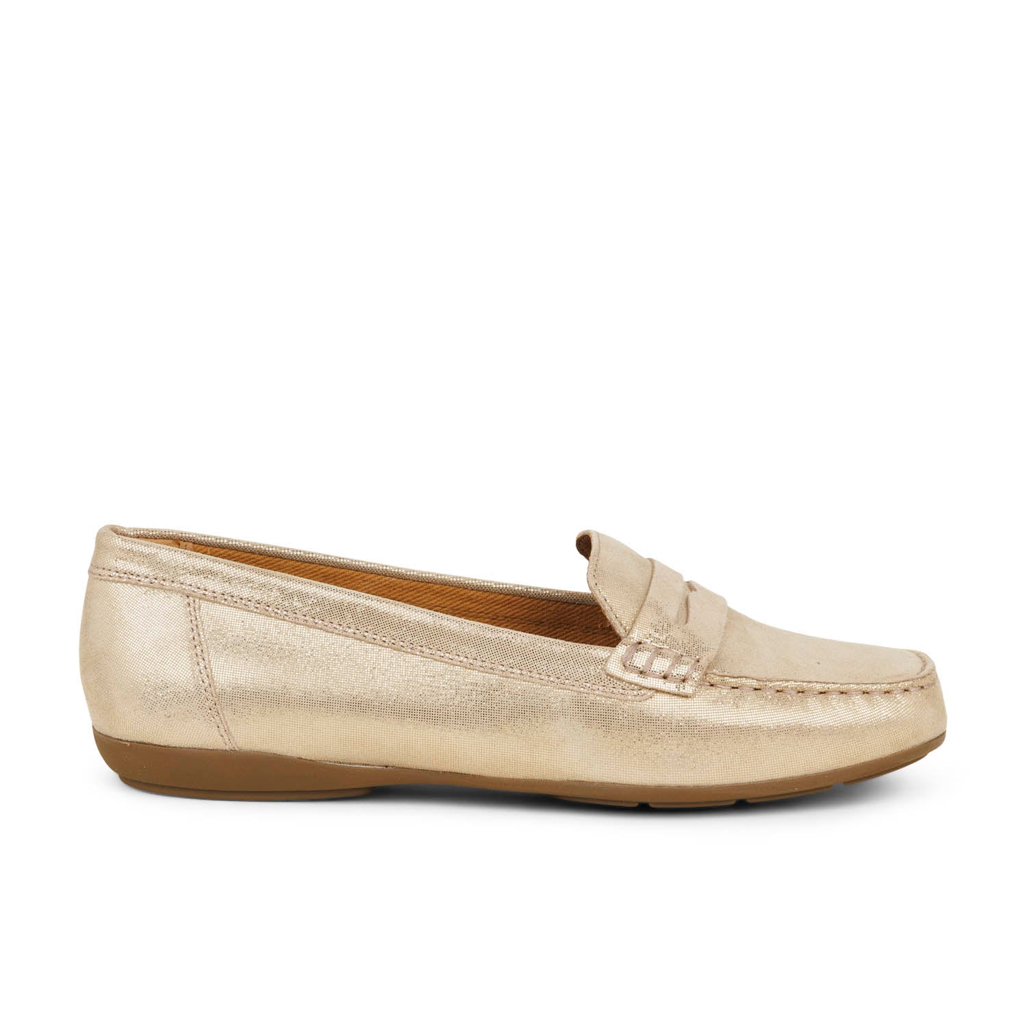 Mocassins Femme GEOX ANNYTAH Or/Bronze