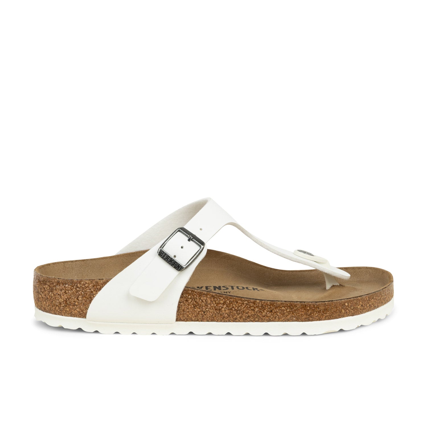 Mules Femme BIRKENSTOCK GIZEH BF Blanc