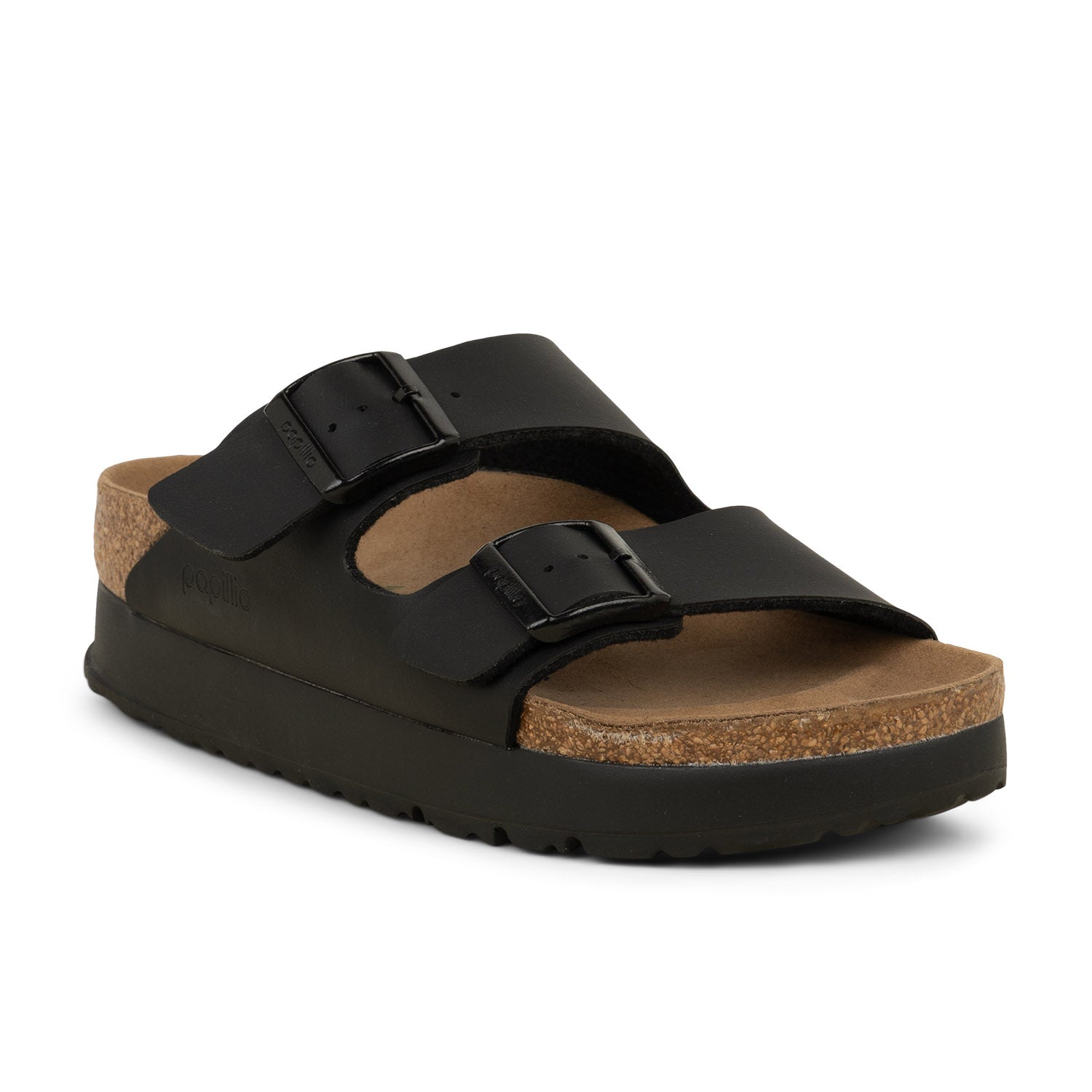 Mules Femme BIRKENSTOCK ARIZONA PLATE FORME Noir