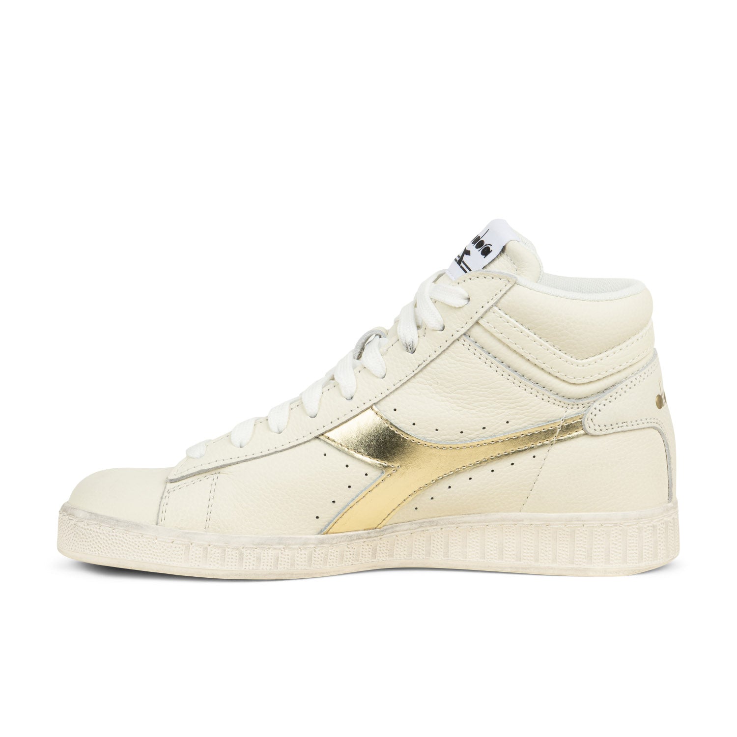 Baskets Femme DIADORA GAME HIGHT WAX METAL Blanc