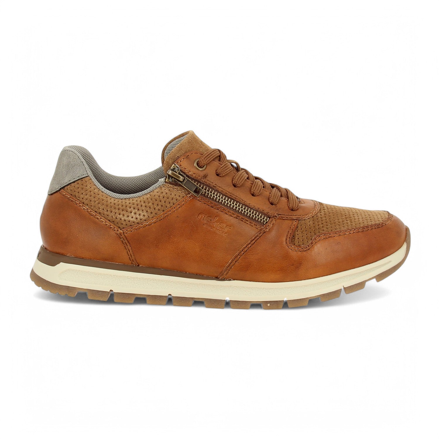 Baskets Homme RIEKER B0505 - RIELOT Marron