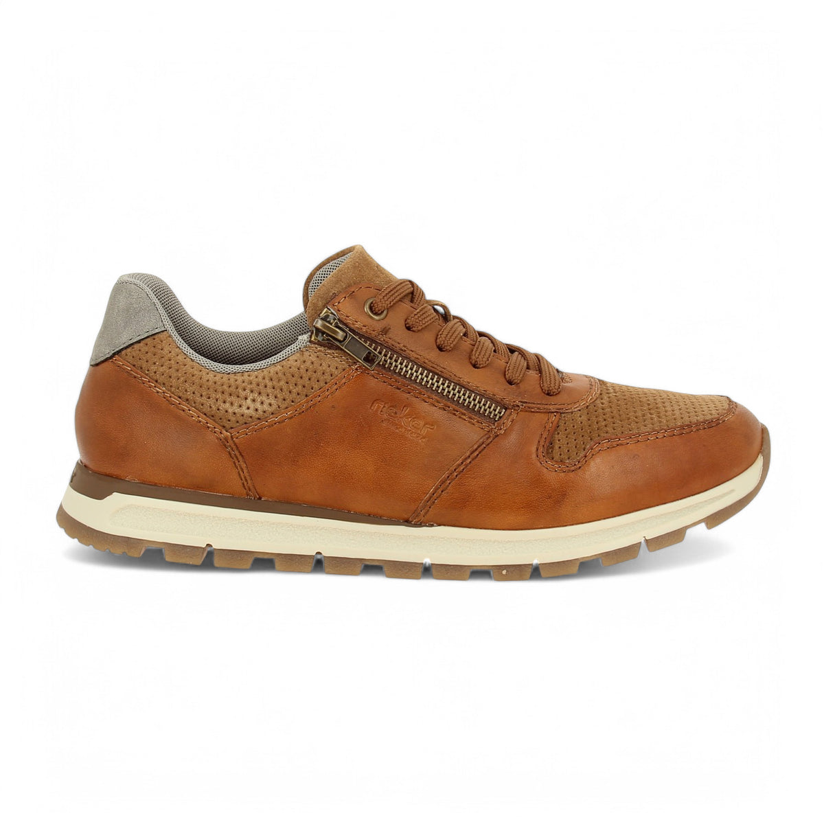 Baskets Homme RIEKER B0505 - RIELOT Marron
