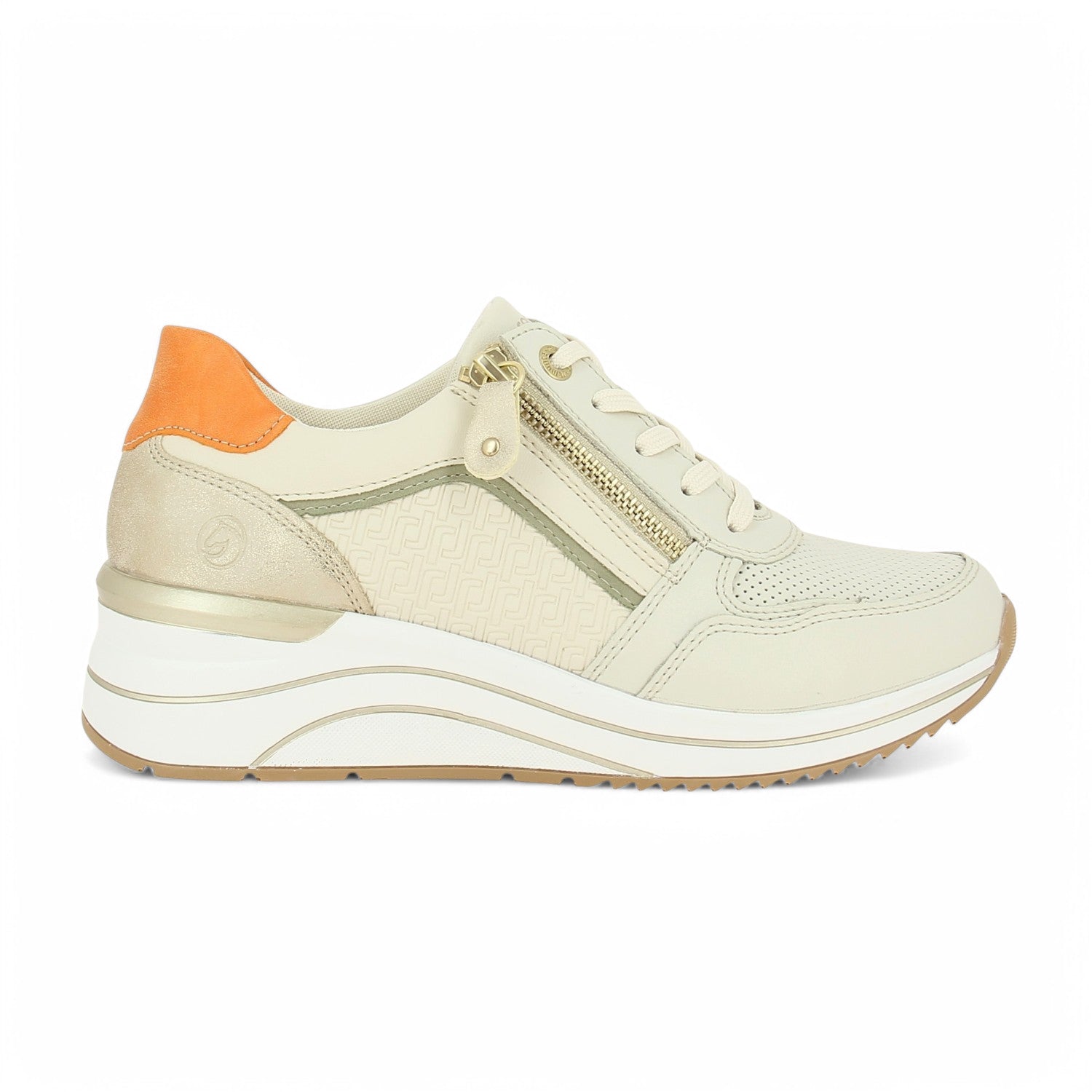 Baskets Femme REMONTE REMPART Beige