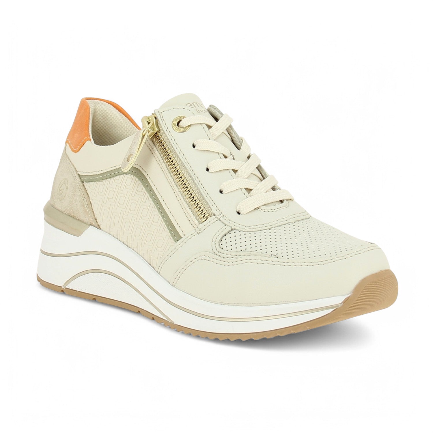 Baskets Femme REMONTE REMPART Beige