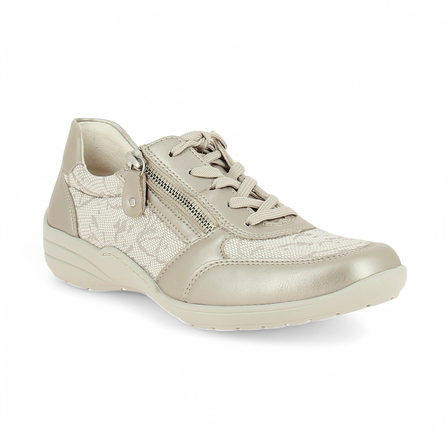 Derbies Femme REMONTE R7637 - REPON Or/Bronze