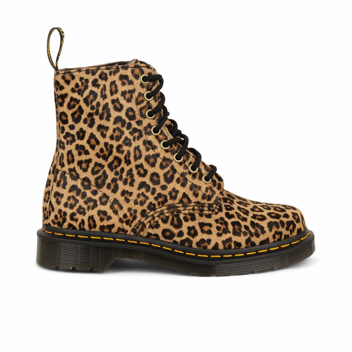 Boots et bottines Femme DOC MARTENS 1460 PASCAL LEOPARD Marron