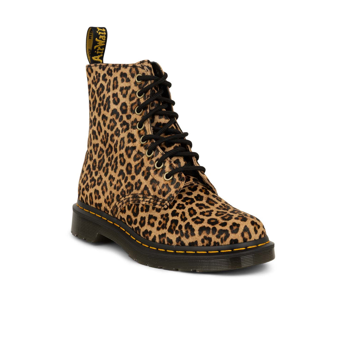 Boots et bottines Femme DOC MARTENS 1460 PASCAL LEOPARD Marron