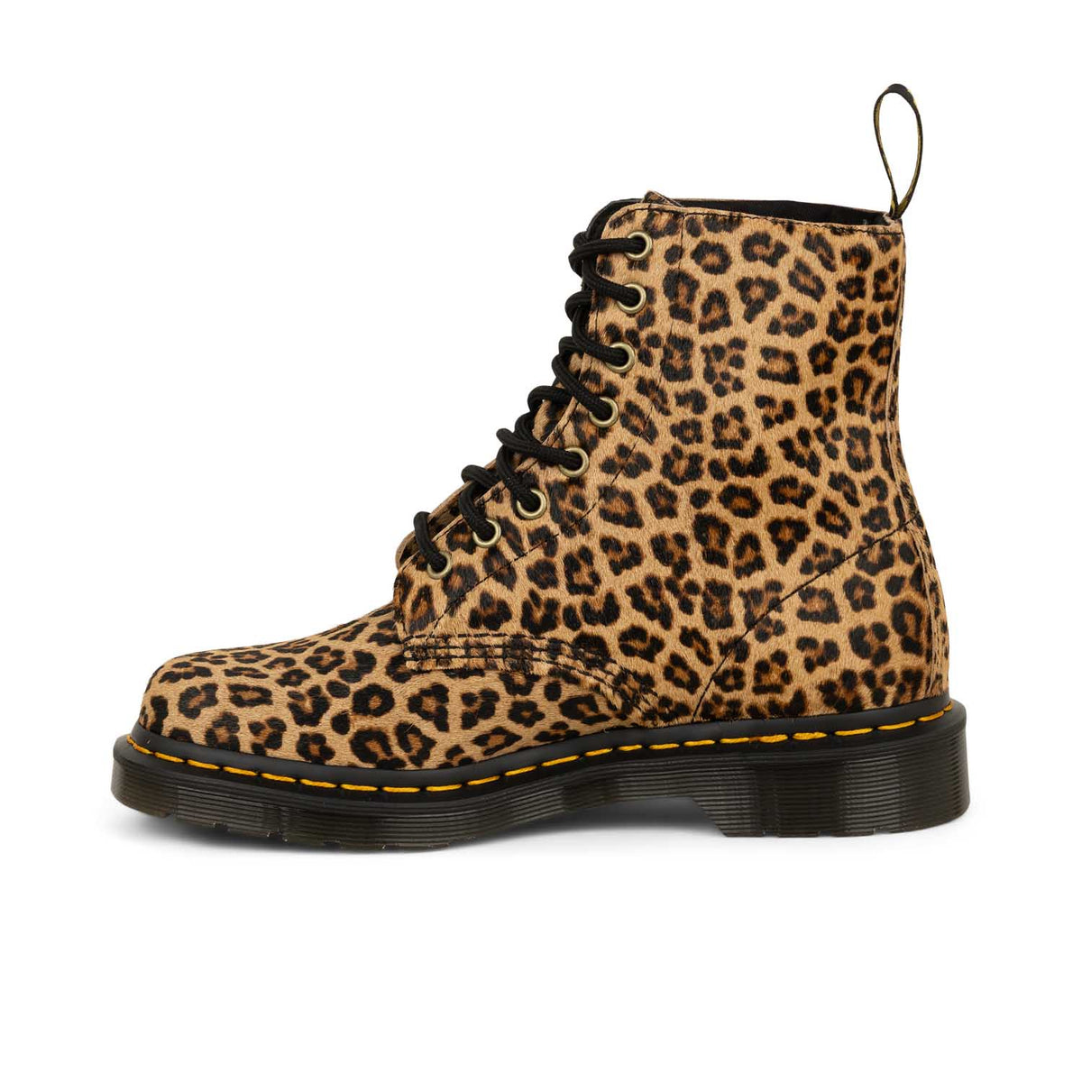 Boots et bottines Femme DOC MARTENS 1460 PASCAL LEOPARD Marron