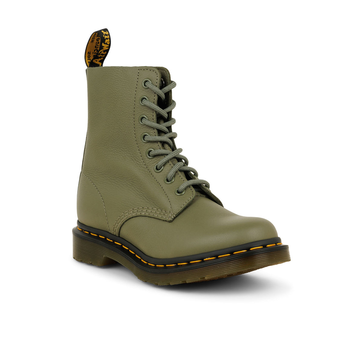 Boots et bottines Femme DOC MARTENS 1460 PASCAL KAKI VIRGINIA Vert