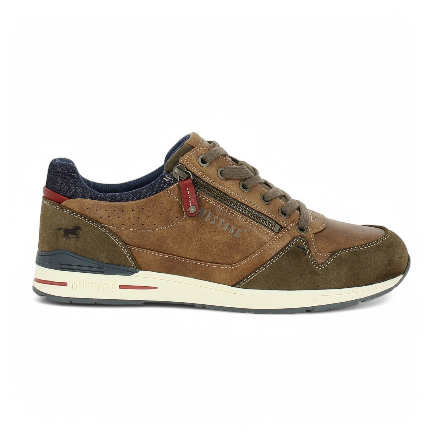 Baskets Homme MUSTANG MUTYLA Marron