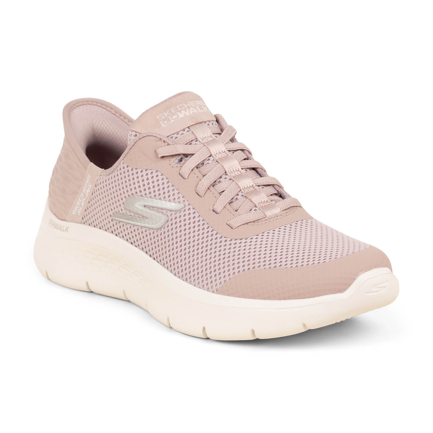 Baskets Femme SKECHERS GO WALK FLEX Rose