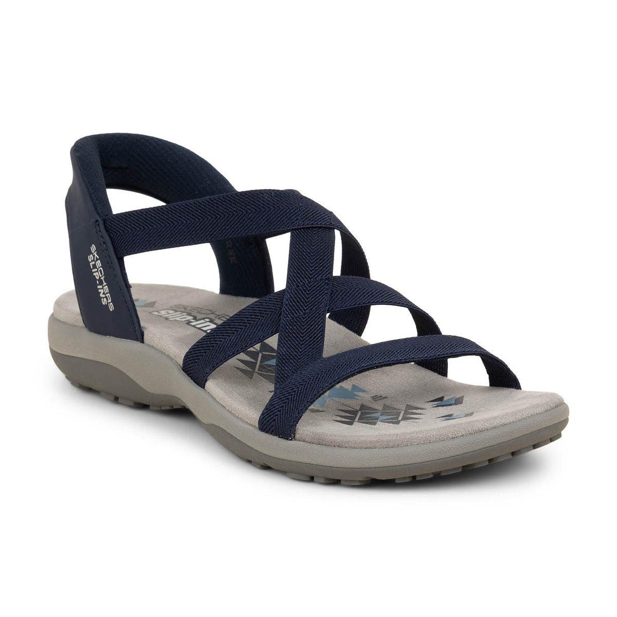 Sandales Femme SKECHERS REGGAE SLIM STRETCH FLEX Bleu