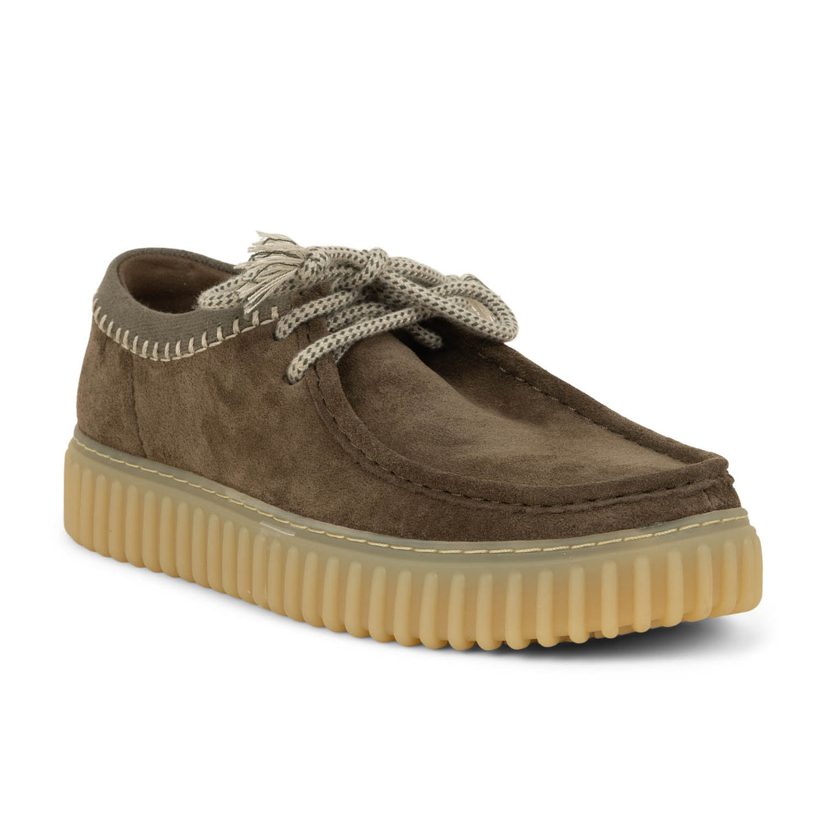 Derbies et Richelieus Homme CLARKS TORHILL LOW Vert