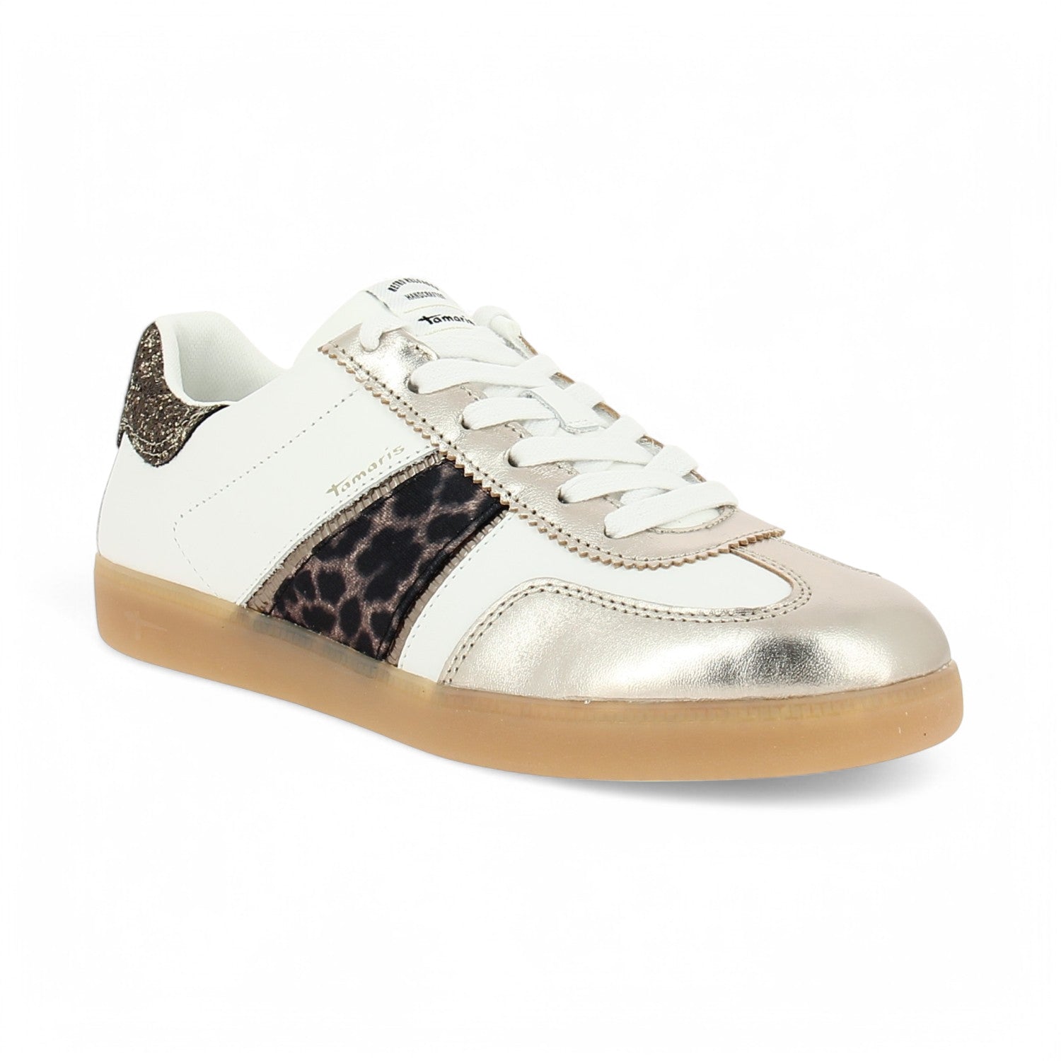 Baskets Femme TAMARIS TALEOPARD Blanc