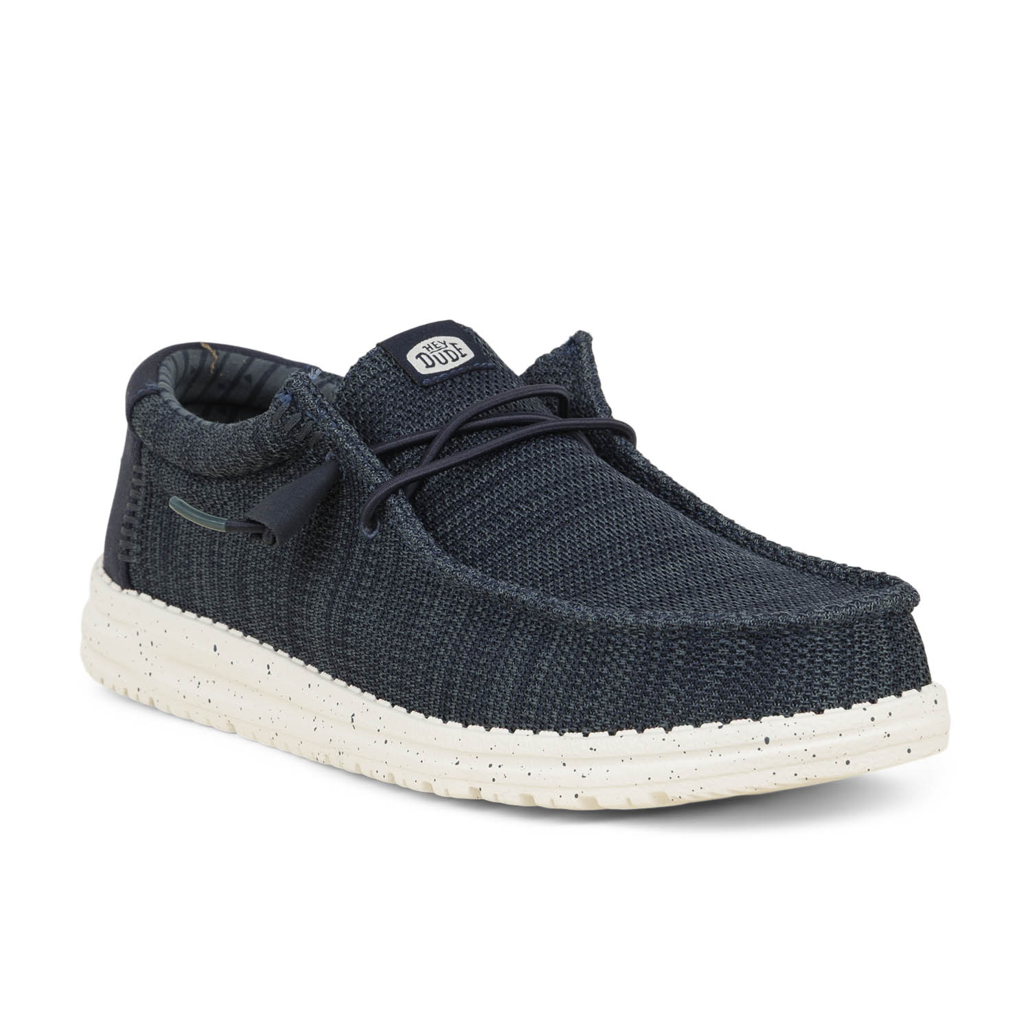 Chaussures bateau Homme HEYDUDE WALLY STRECH SOCKS Bleu