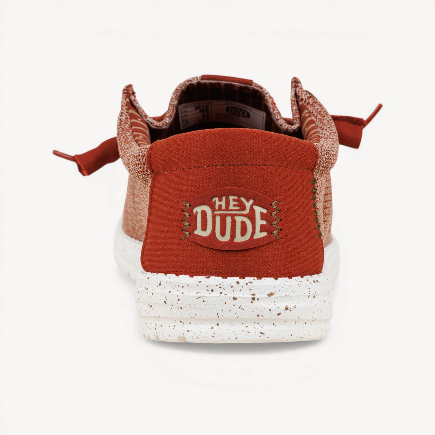Chaussures bateau Homme HEYDUDE WALLY STRECH SOCKS Rouge