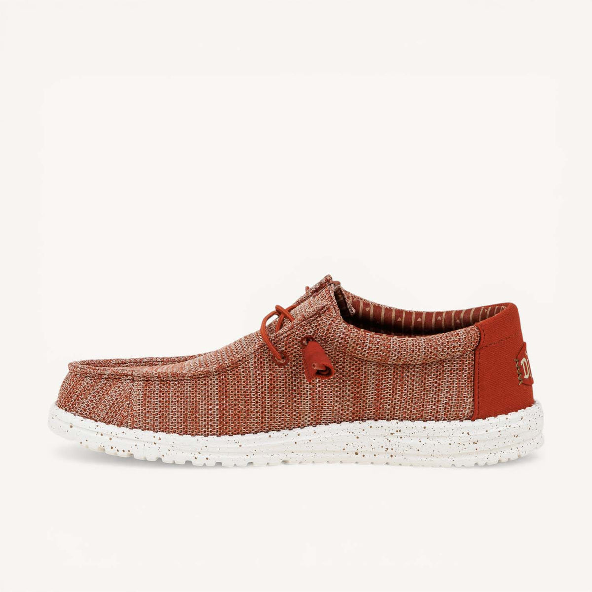 Chaussures bateau Homme HEYDUDE WALLY STRECH SOCKS Rouge