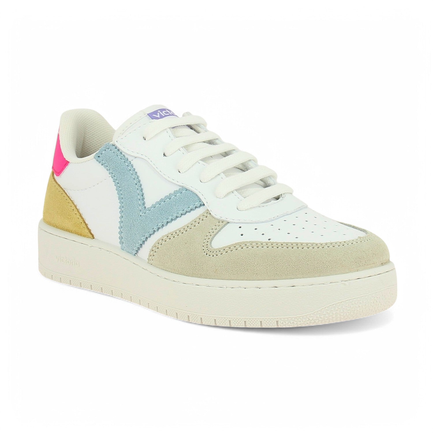 Baskets Femme VICTORIA MADRID MULTI Blanc