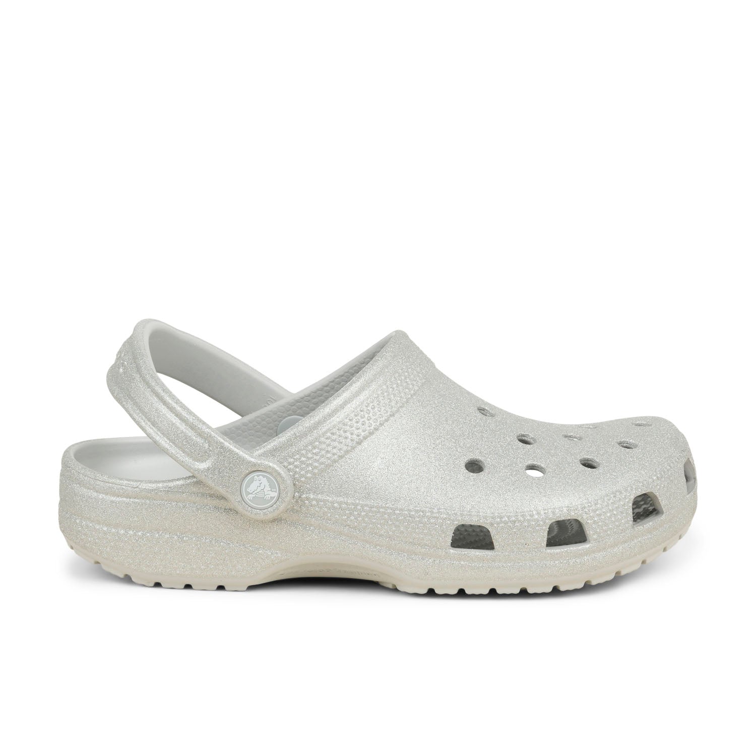 Tongs et crocs Femme CROCS CLASSIC GLITTER CLOG Argent