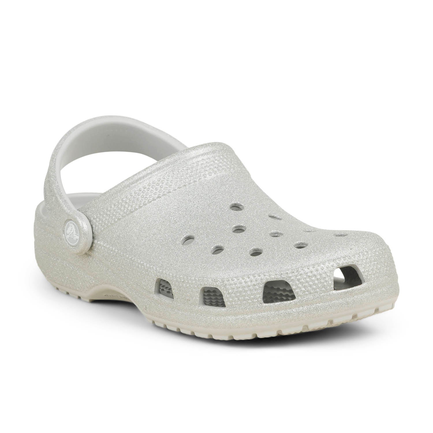 Tongs et crocs Femme CROCS CLASSIC GLITTER CLOG Argent