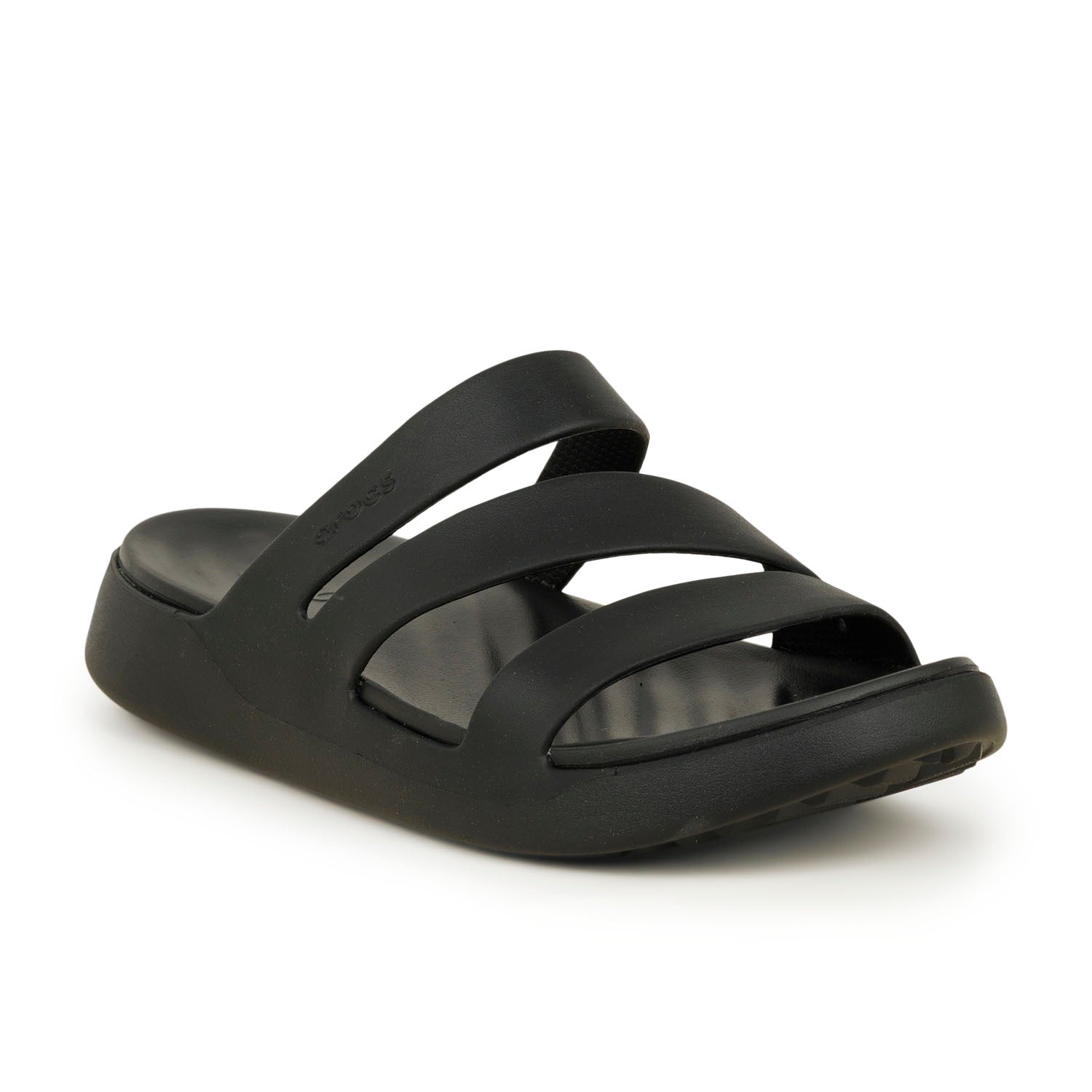 Tongs et crocs Femme CROCS GETEWAY STRAPPY Noir