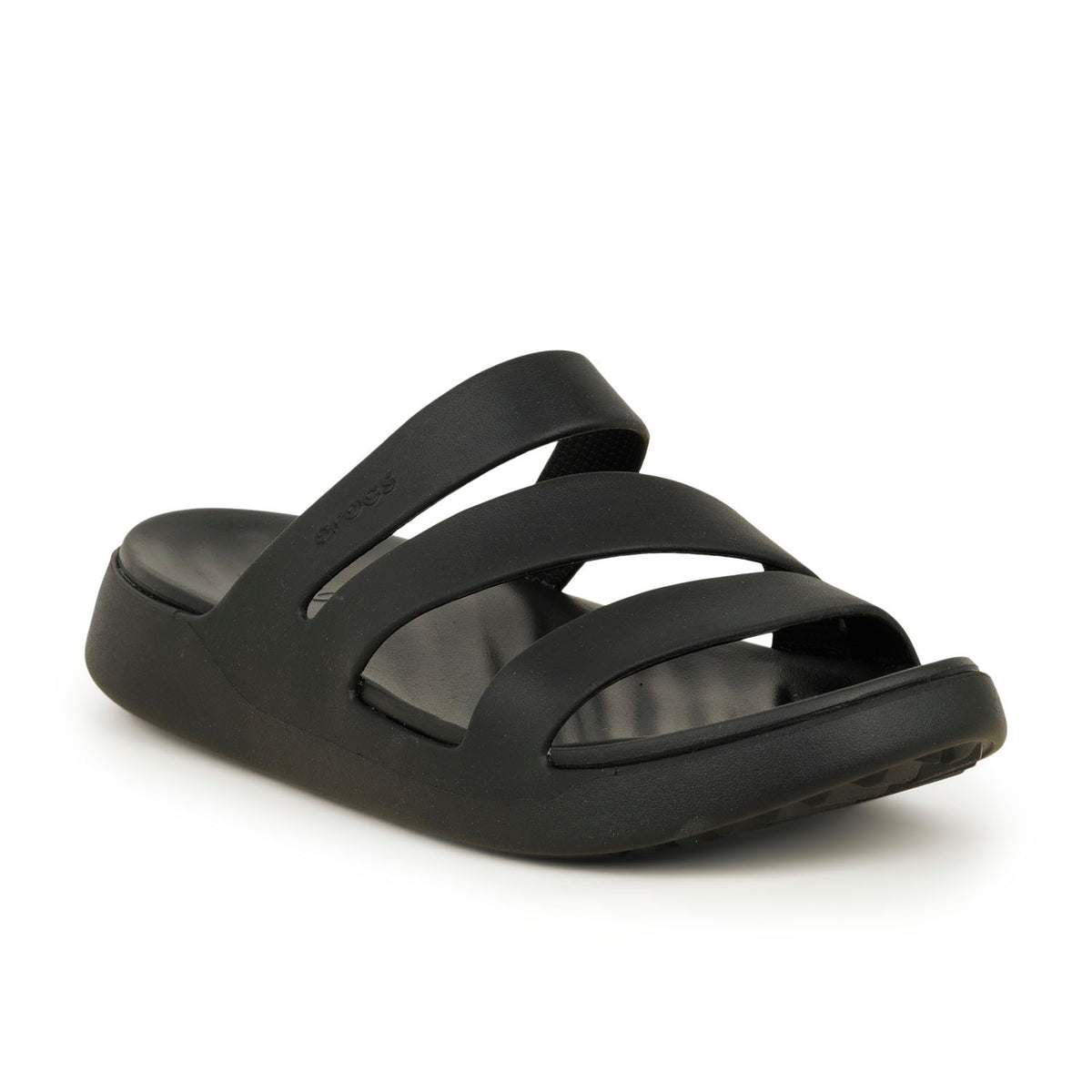 Tongs et crocs Femme CROCS GETEWAY STRAPPY Noir