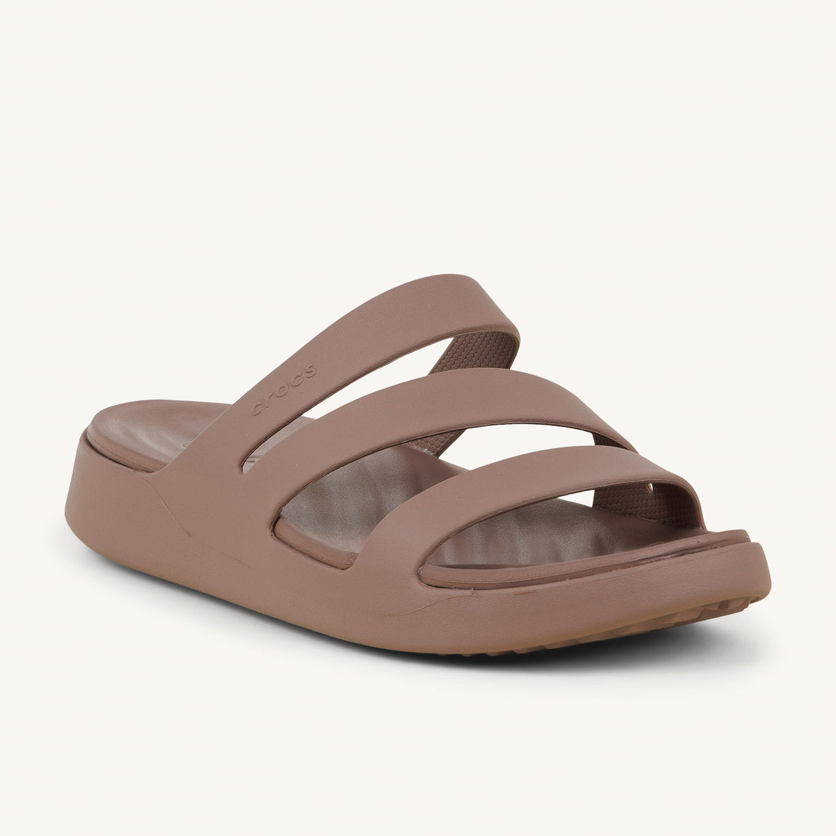 Tongs et crocs Femme CROCS GETEWAY STRAPPY Marron