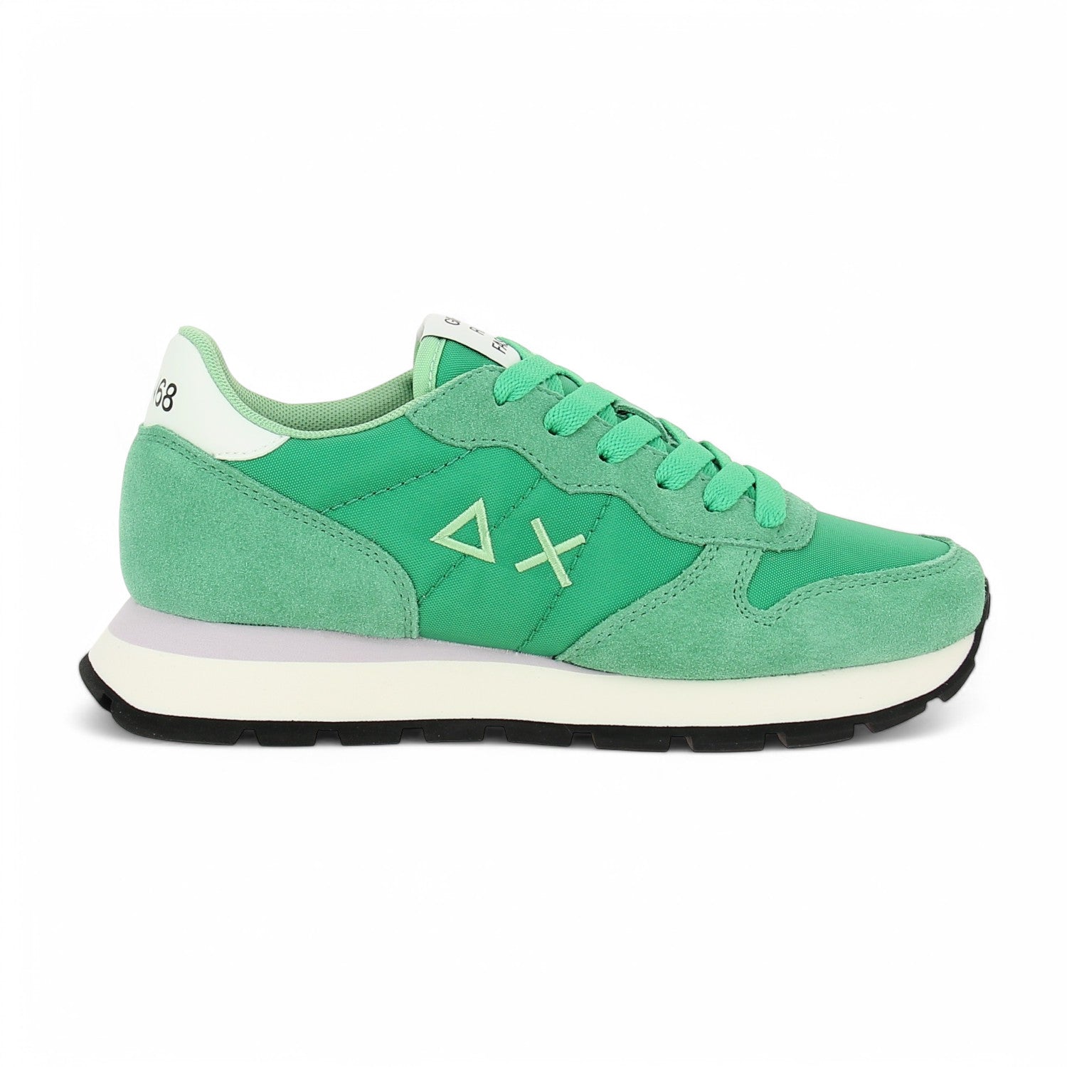 Baskets Femme SUN 68 ALLY SOLID NYLON Vert