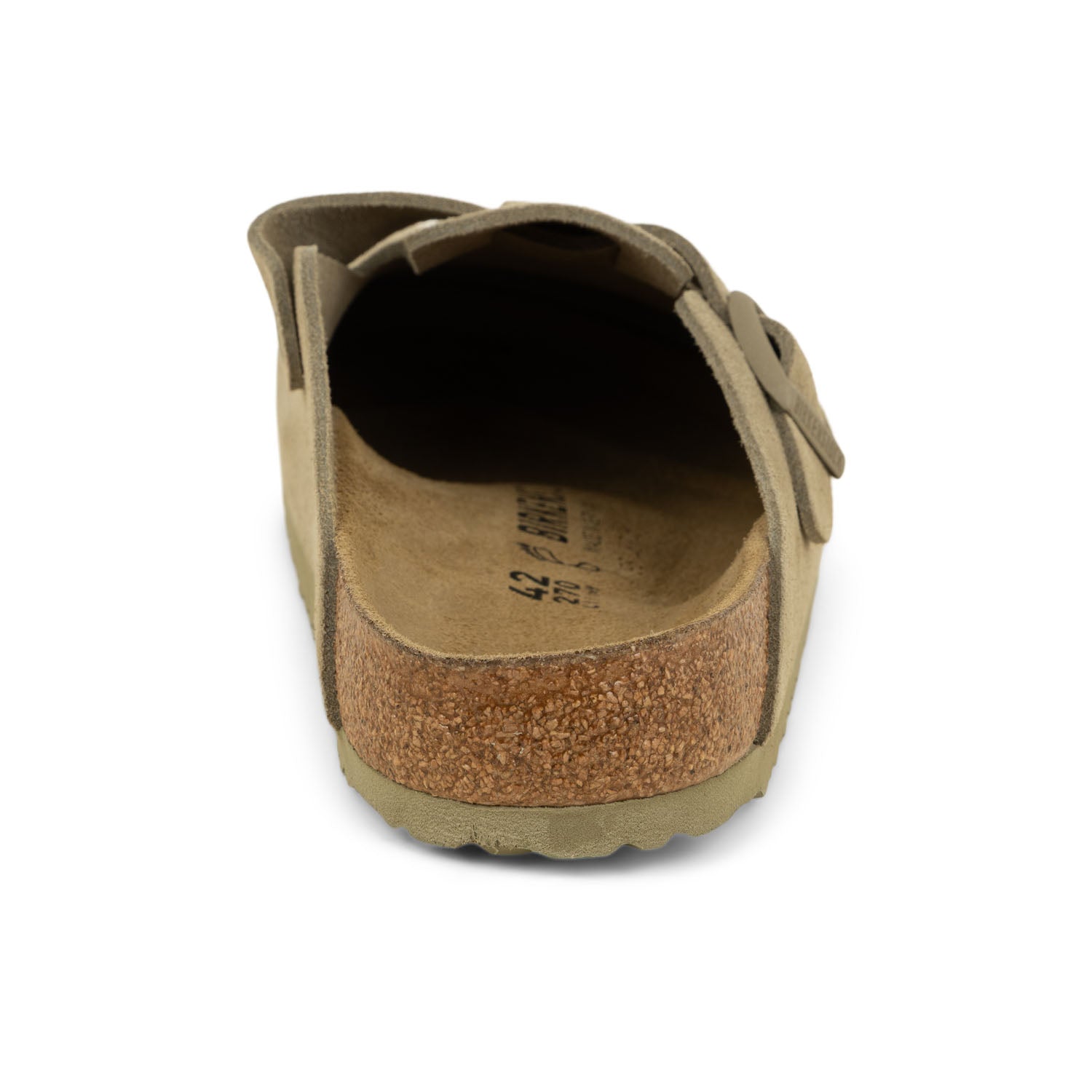 Sandales Homme BIRKENSTOCK BOSTON SUEDE Vert