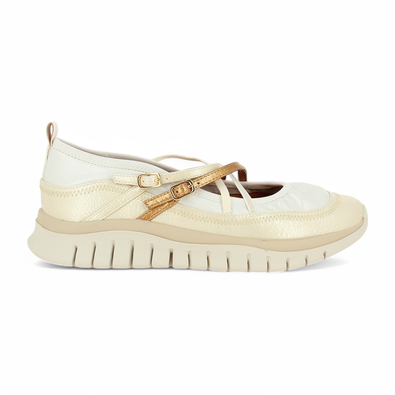 Ballerines et babies Femme FUGITIVE SUZY Blanc