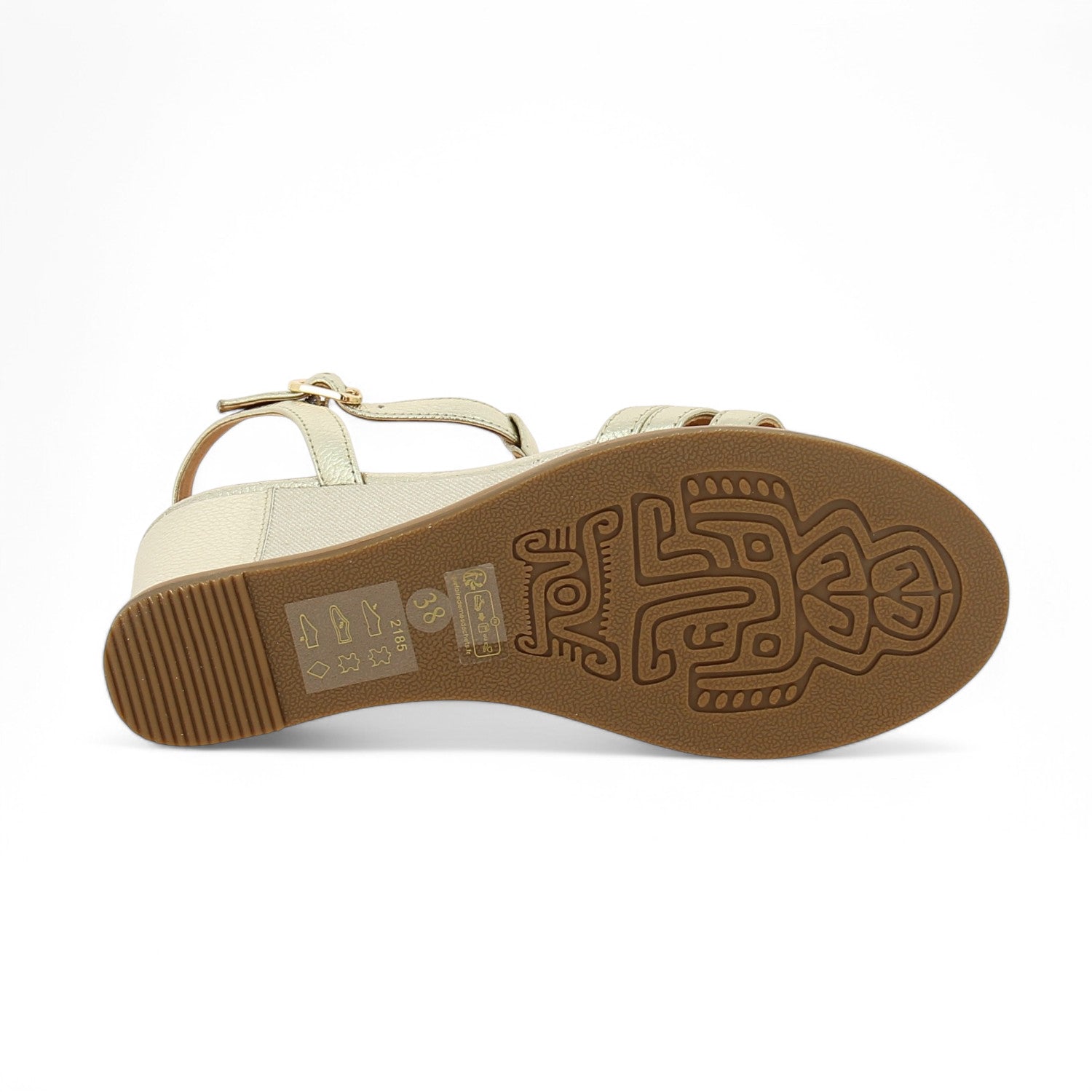 Sandales Femme FUGITIVE IRLUNE Or/Bronze