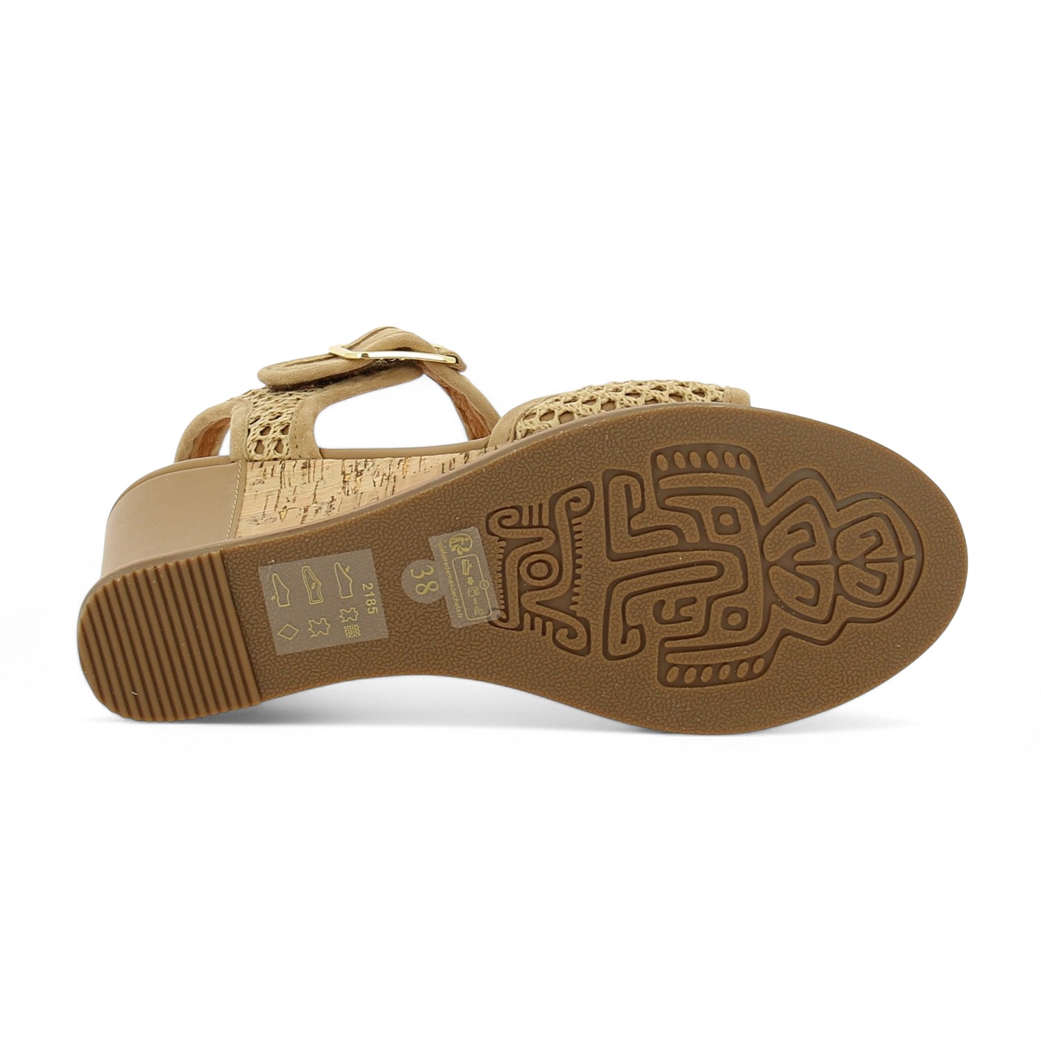 Sandales Femme FUGITIVE IROCO Marron