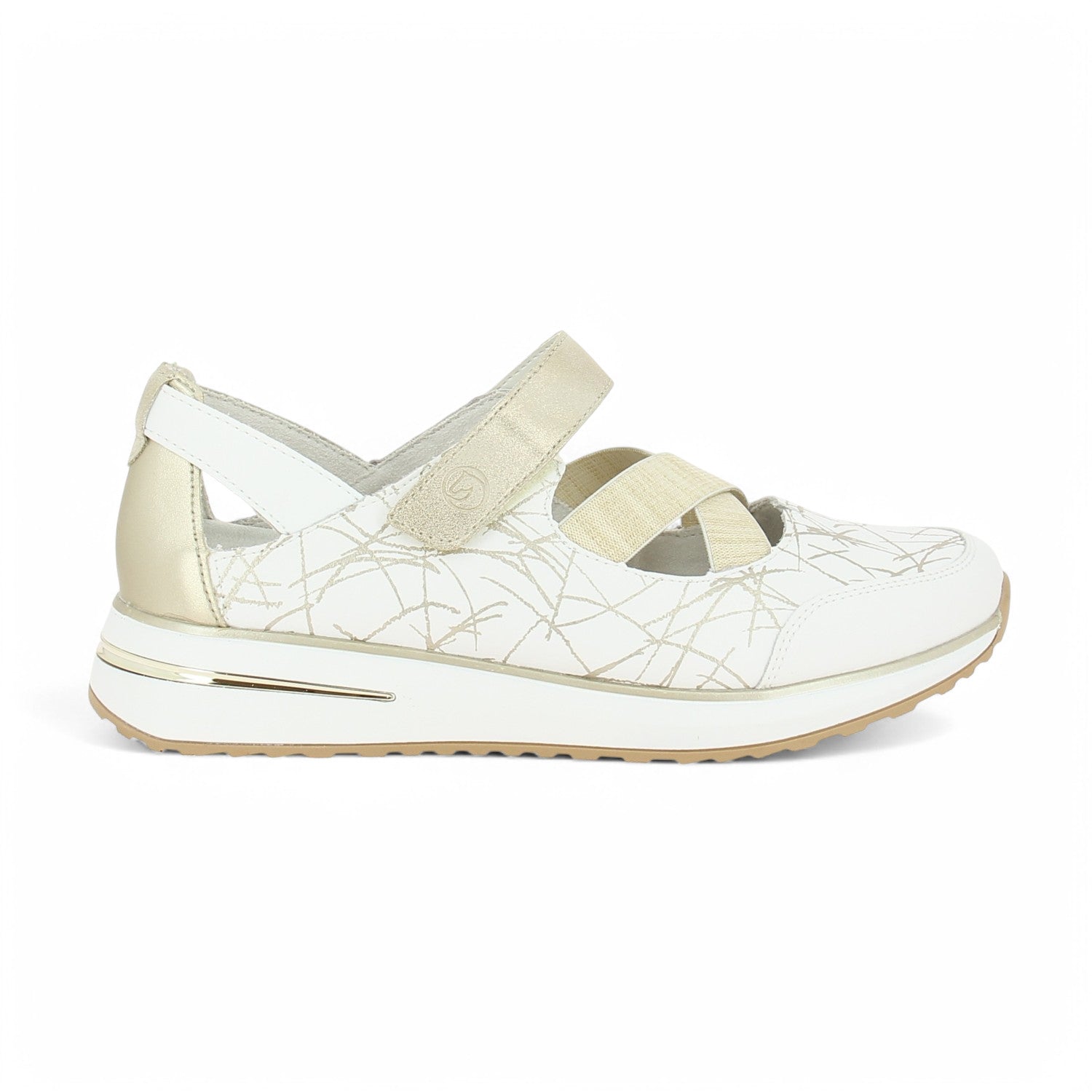 Ballerines et babies Femme REMONTE RIVIERE Blanc