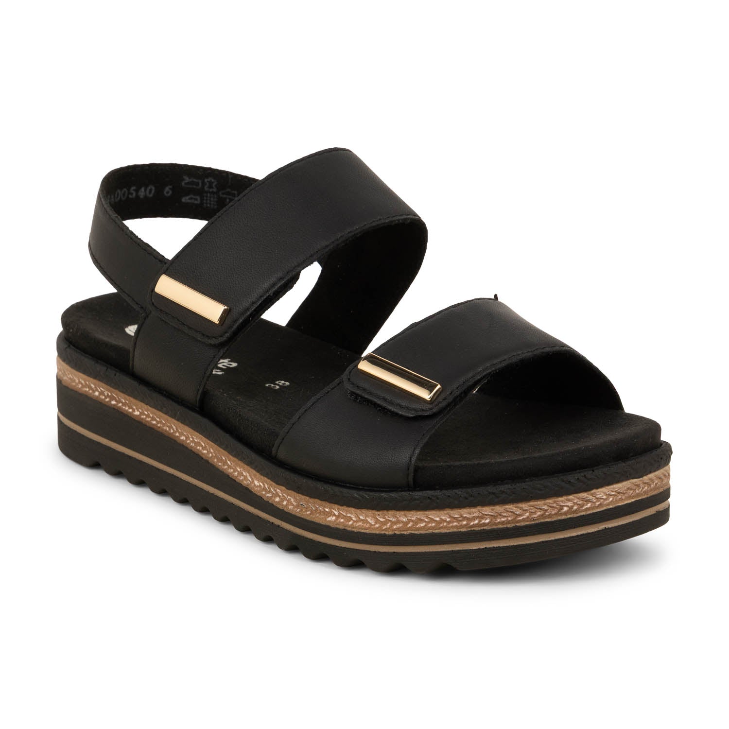 Sandales Femme REMONTE D0Q59 - RIBET Noir