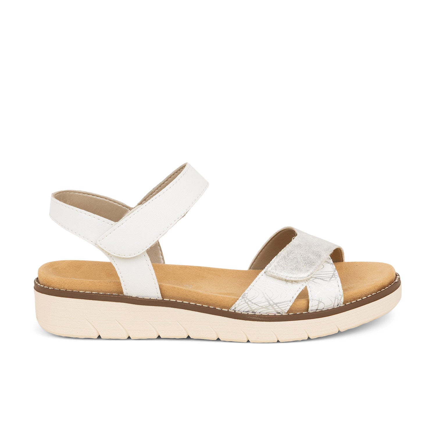 Sandales Femme REMONTE D2049 - RILO Blanc
