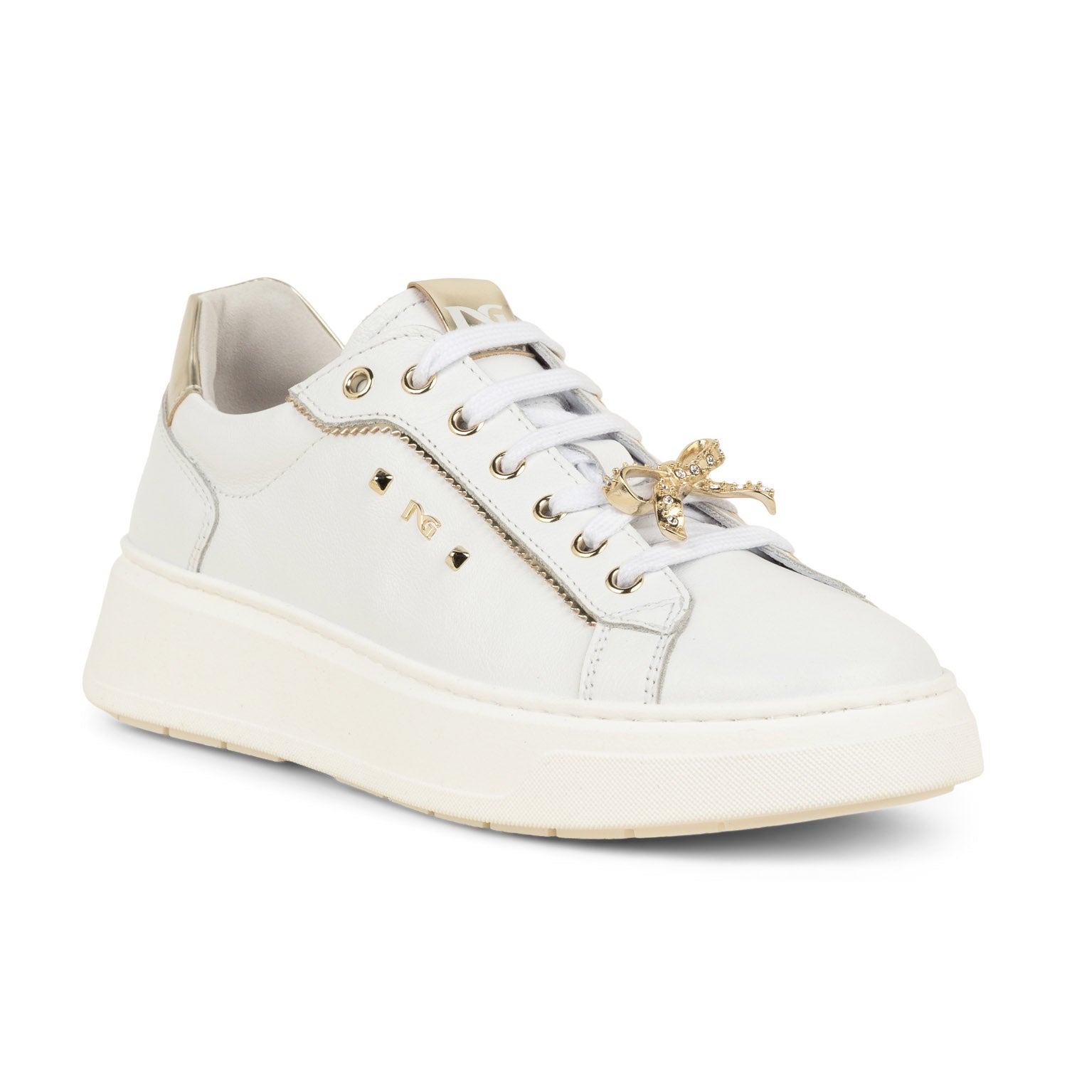 Baskets Femme NEROGIARDINI NEROCLIN Blanc