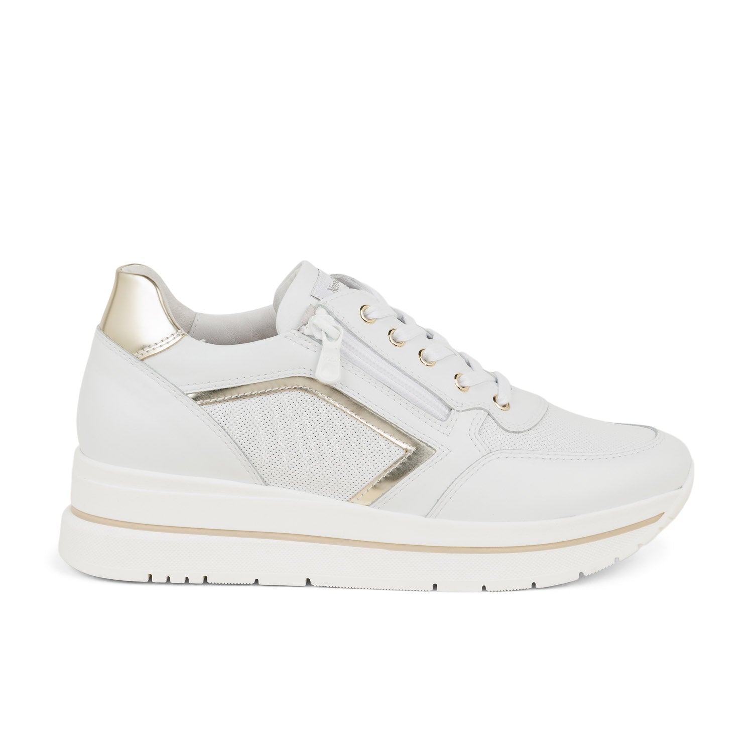 Baskets Femme NEROGIARDINI NERORUN Blanc