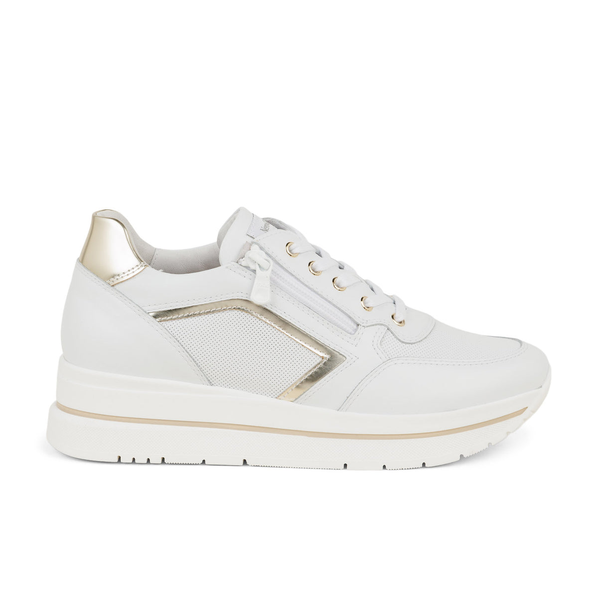 Baskets Femme NEROGIARDINI NERORUN Blanc