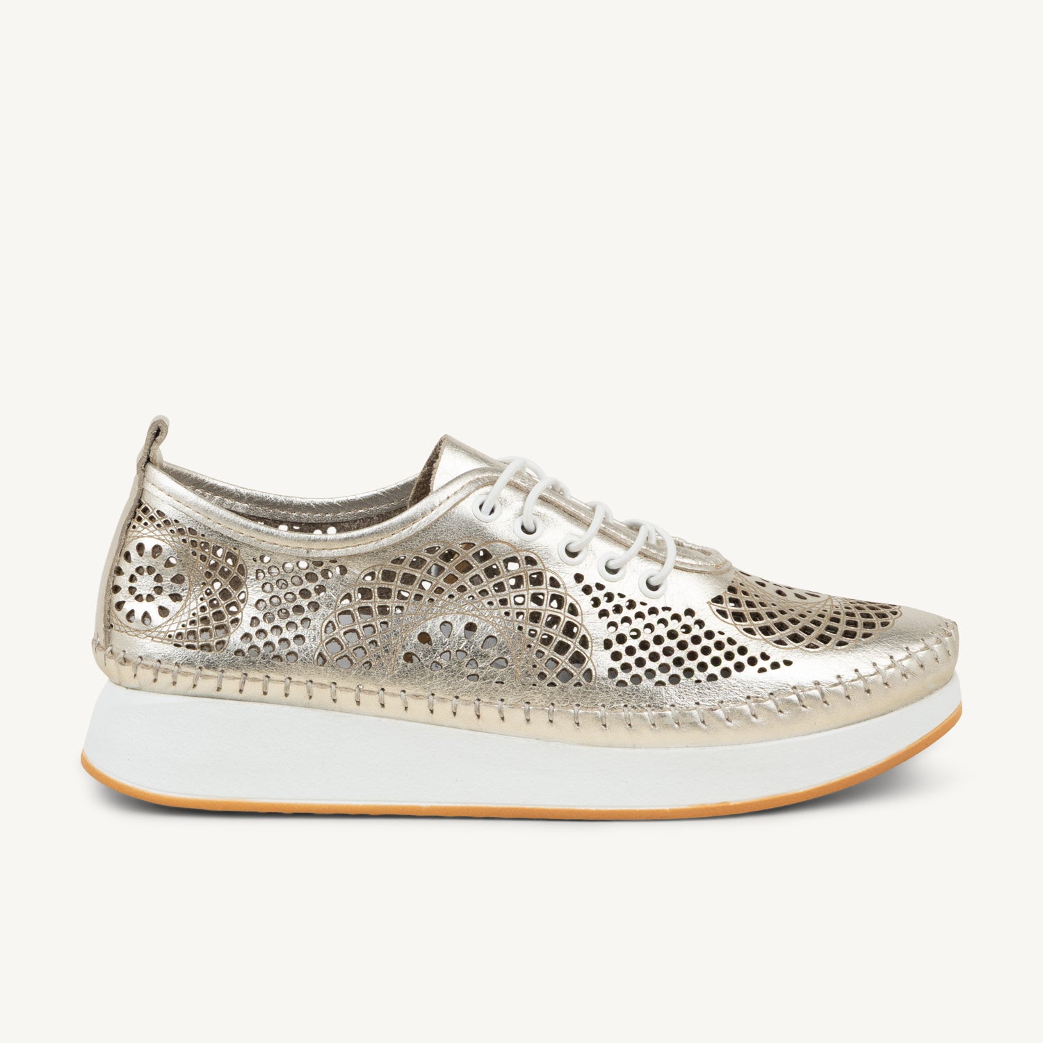 Baskets Femme MADORY OKAPI Or/Bronze