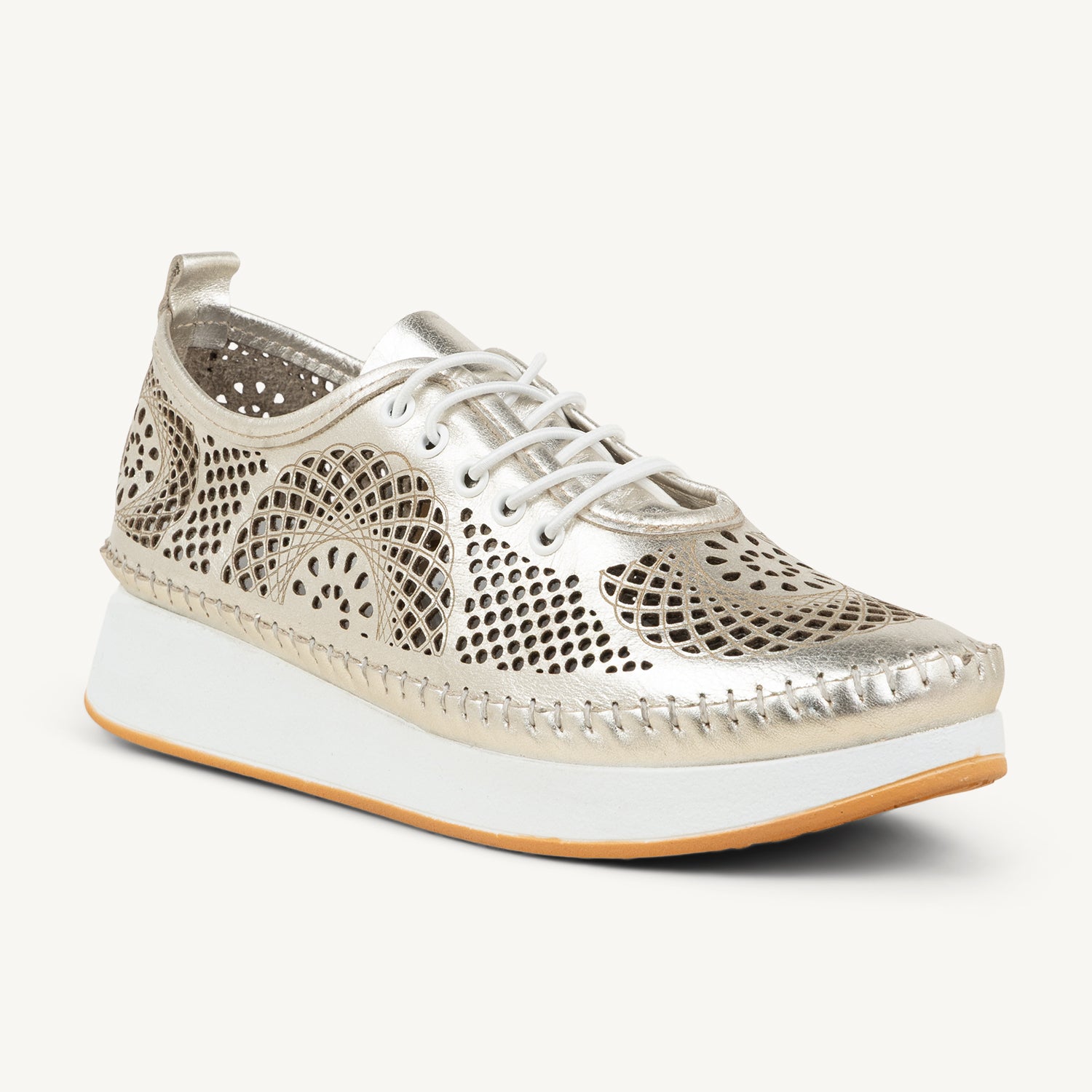 Baskets Femme MADORY OKAPI Or/Bronze