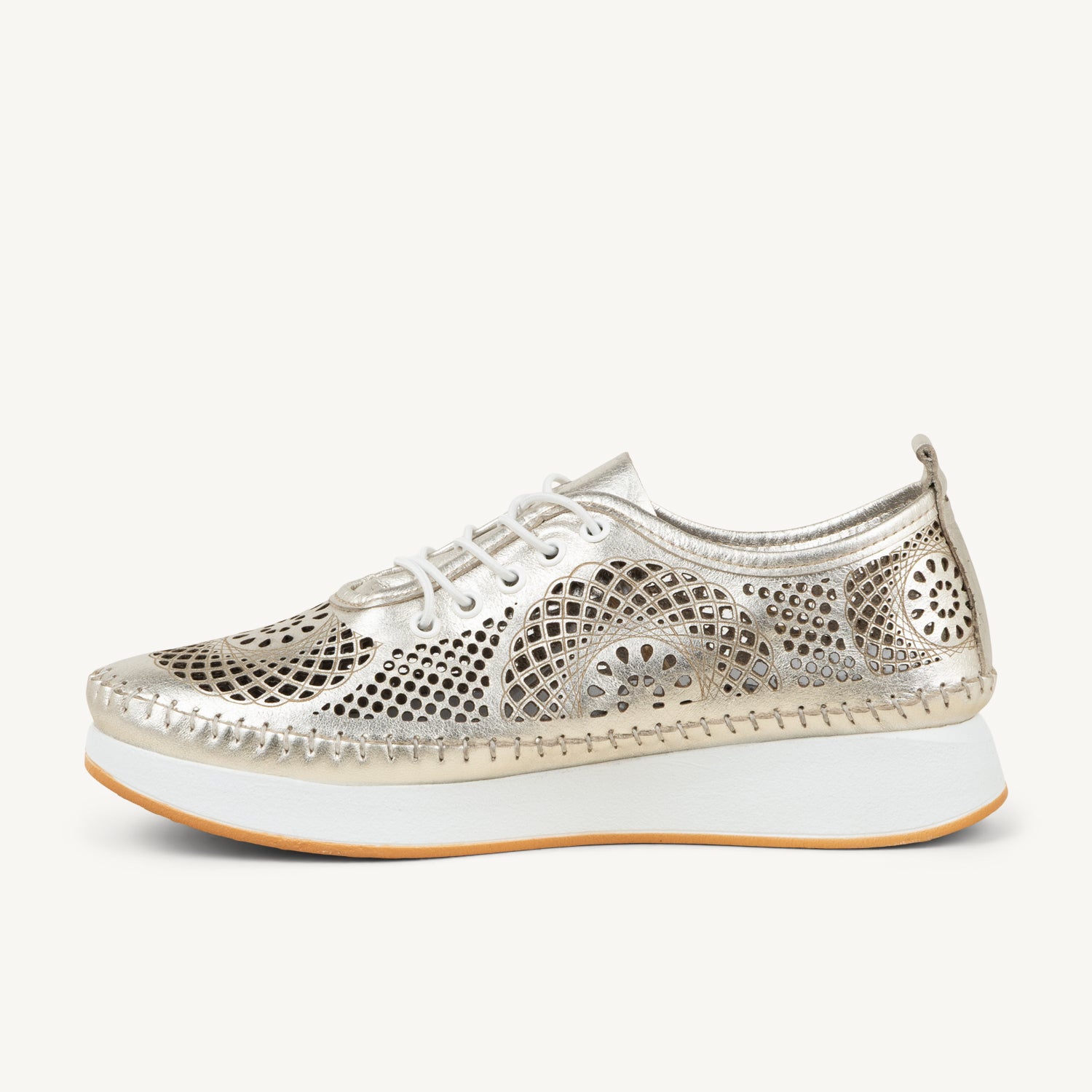 Baskets Femme MADORY OKAPI Or/Bronze