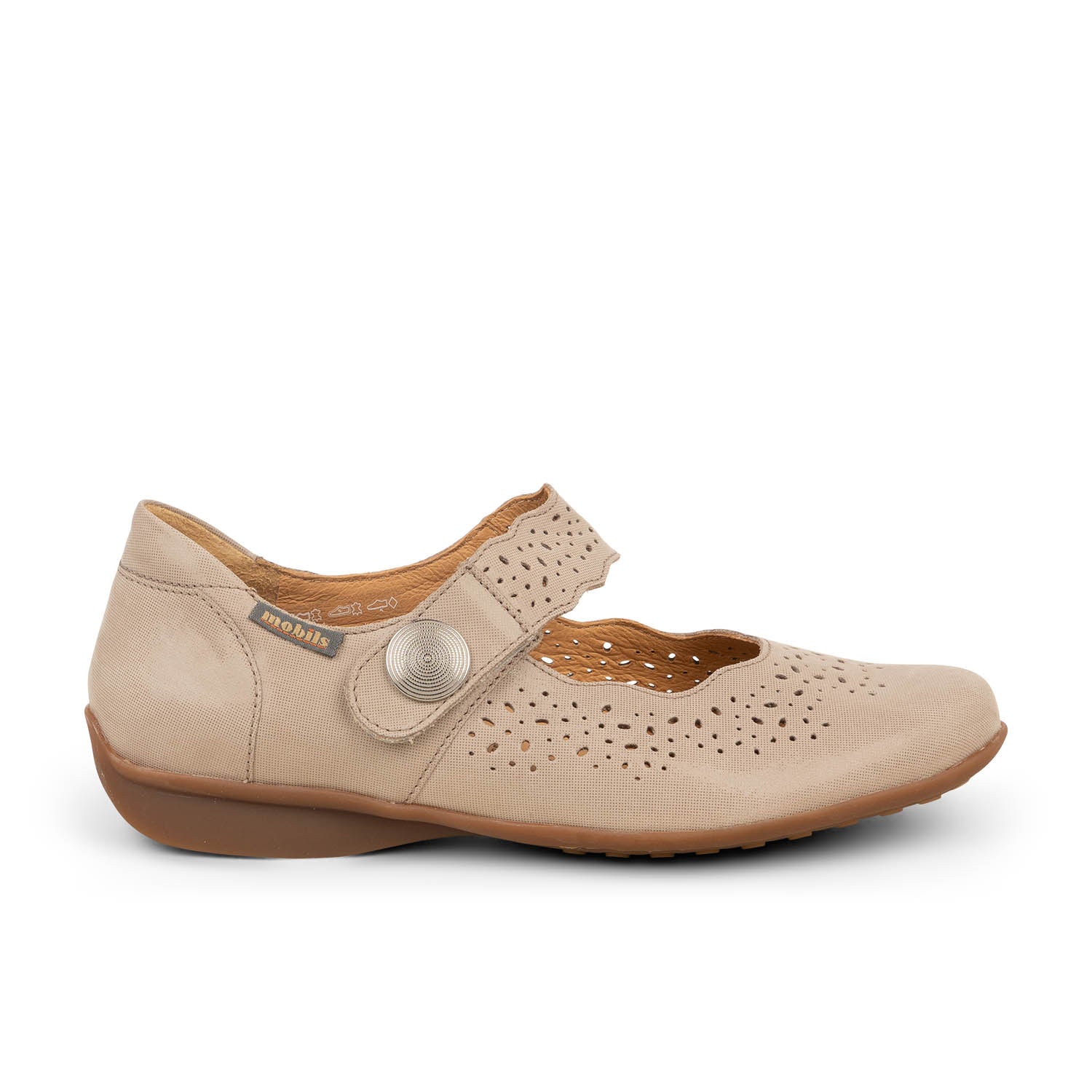 Ballerines et babies Femme MOBILS BY MEPHISTO FABIENNE Beige