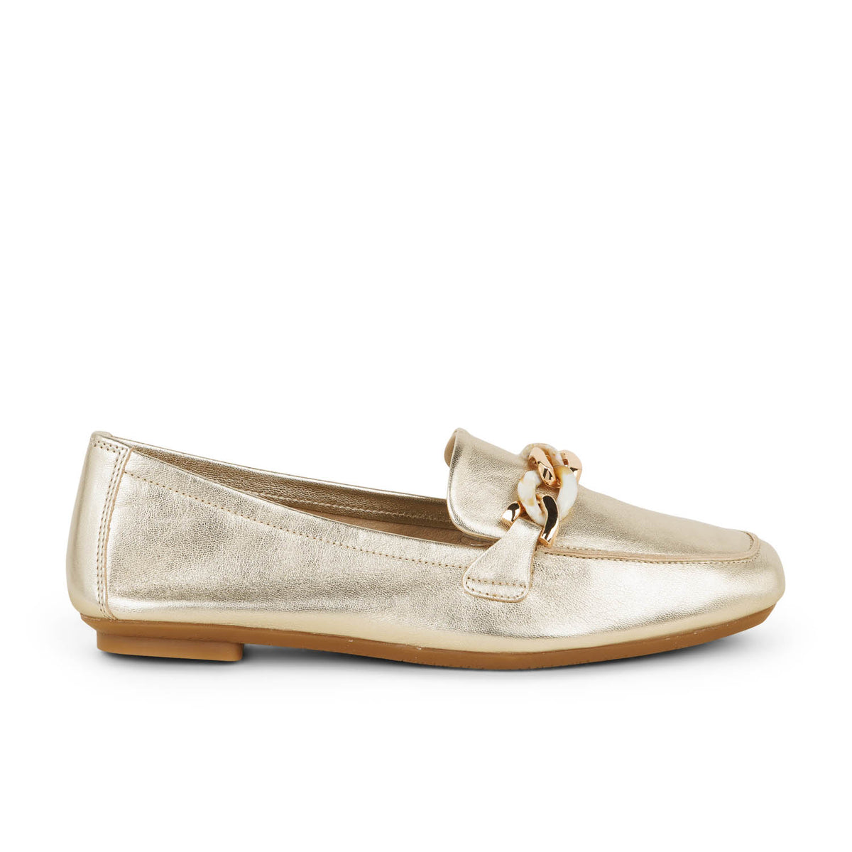 Mocassins Femme REQINS HOREL Or/Bronze