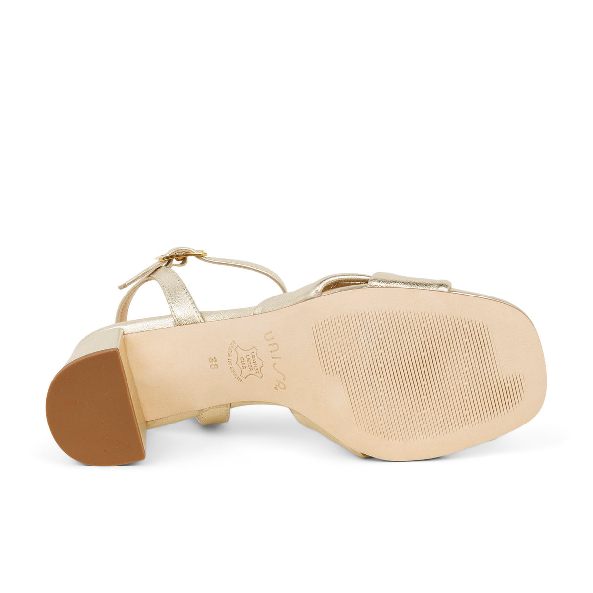 Sandales Femme UNISA MEDWAY Or/Bronze