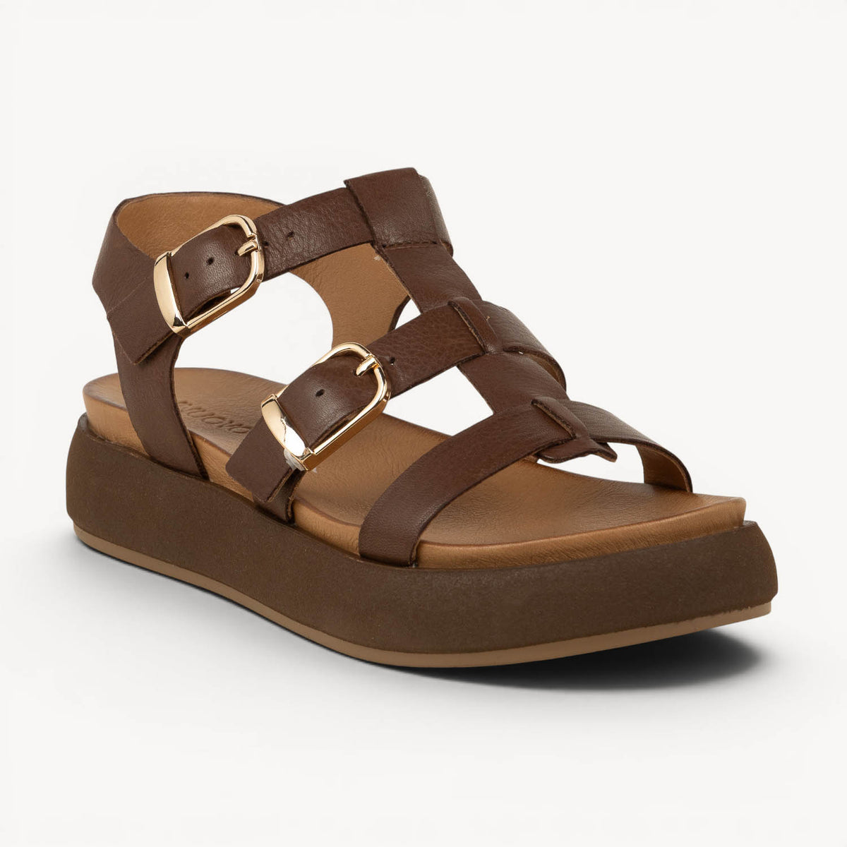 Sandales Femme INUOVO INUAT A96046 Marron