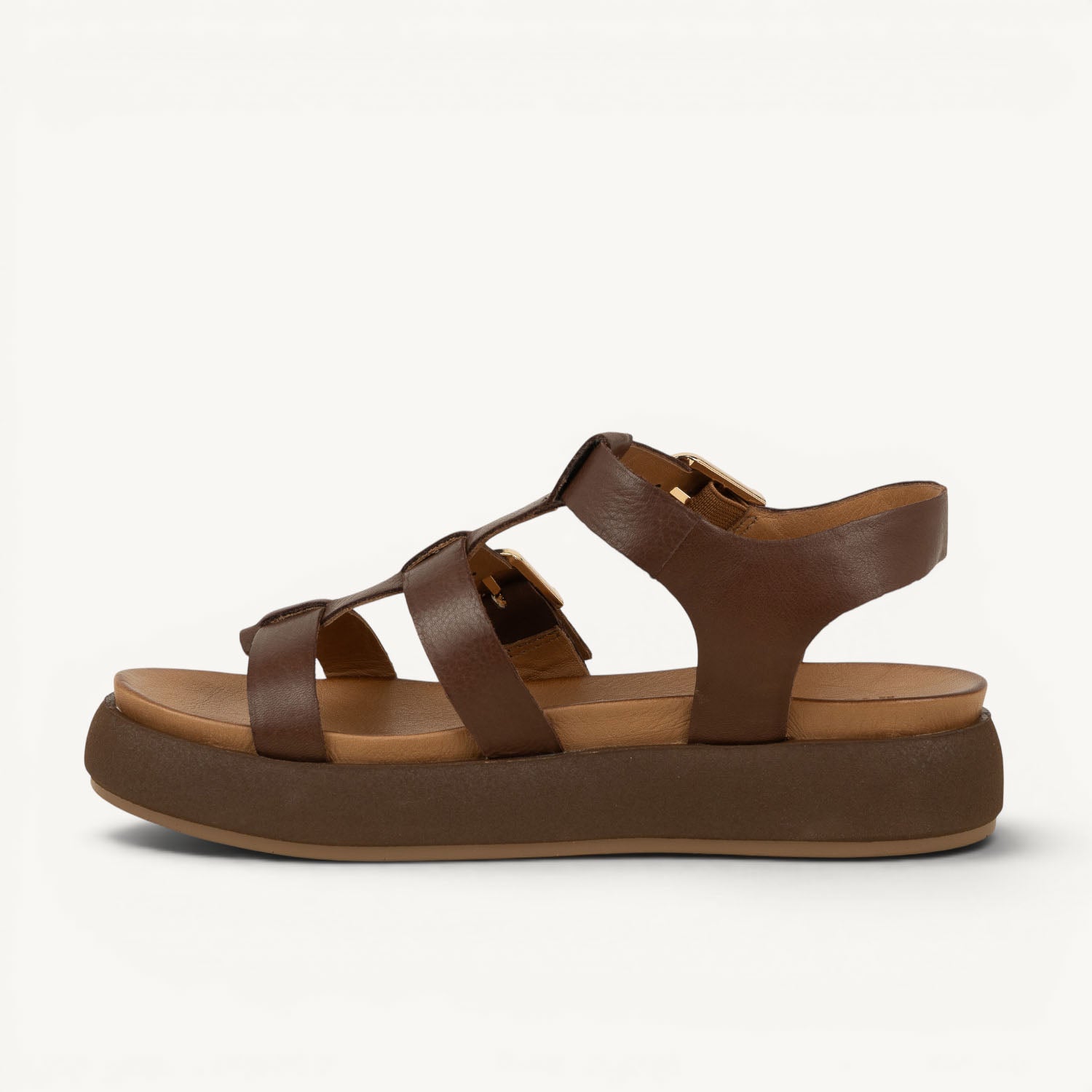 Sandales Femme INUOVO INUAT A96046 Marron