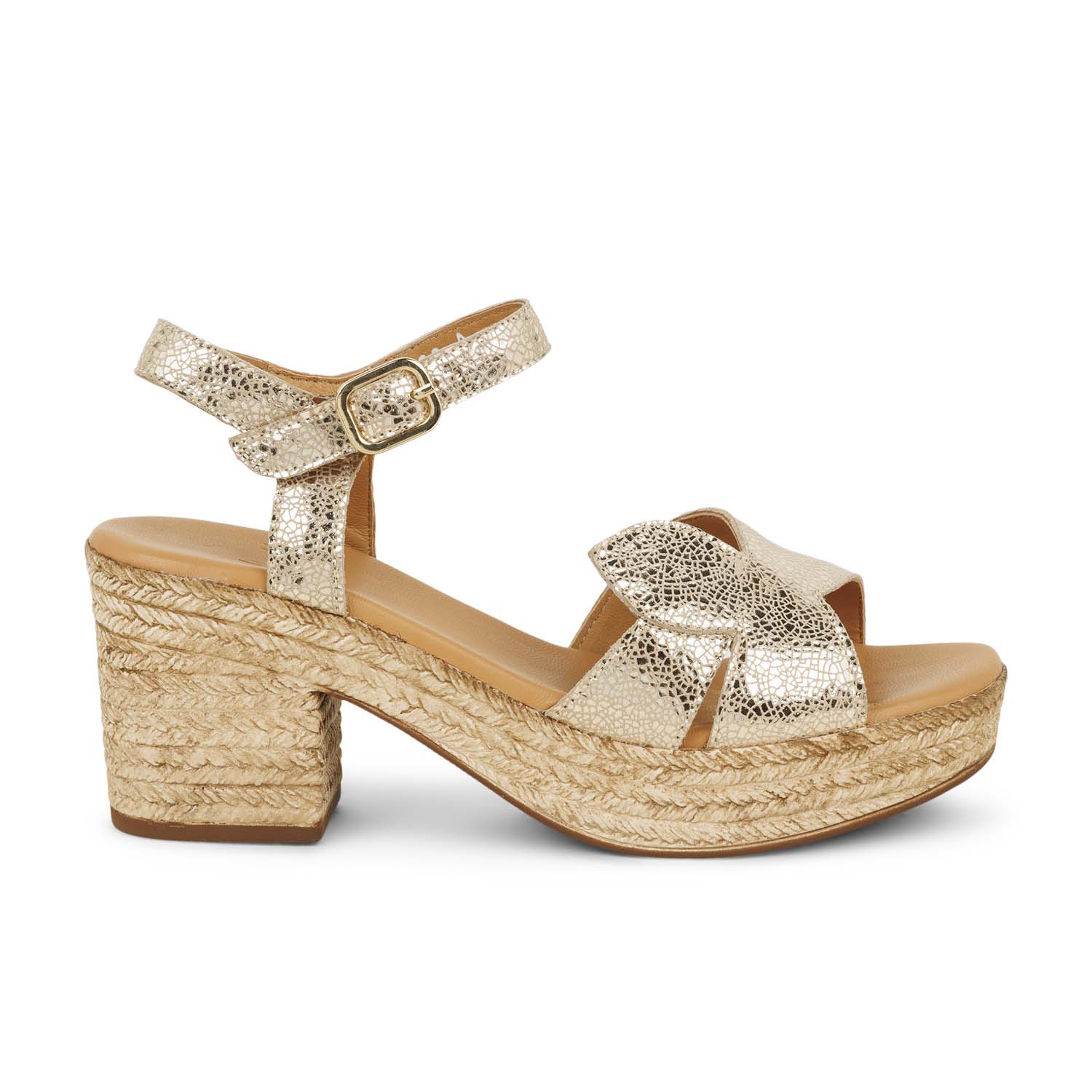 Sandales Femme ALIWELL TANGRAM Or/Bronze