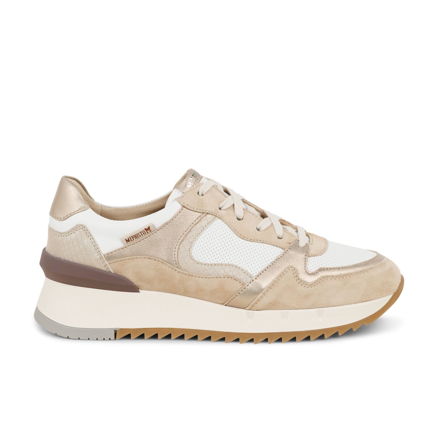 Baskets Femme MEPHISTO ANGIE Beige