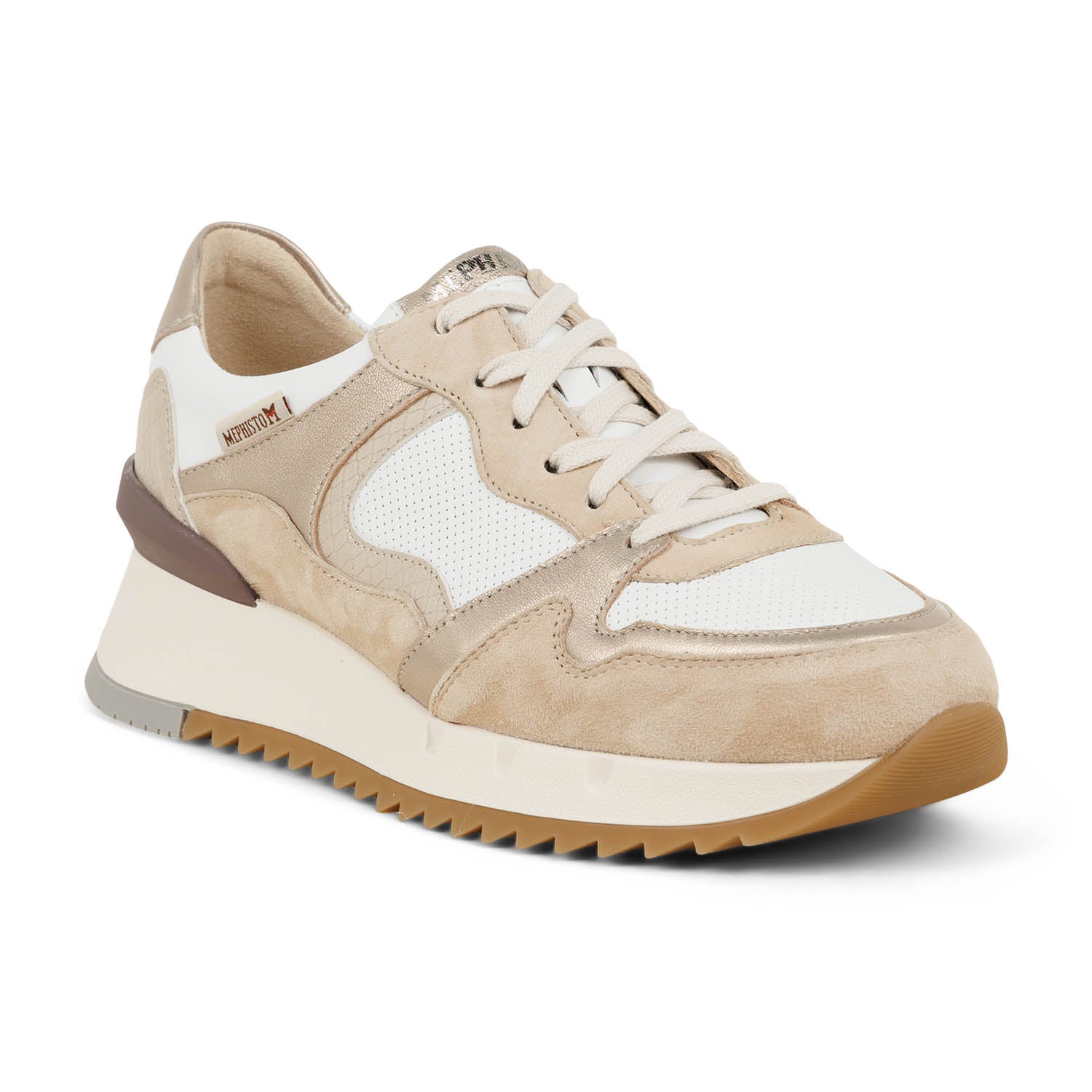 Baskets Femme MEPHISTO ANGIE Beige